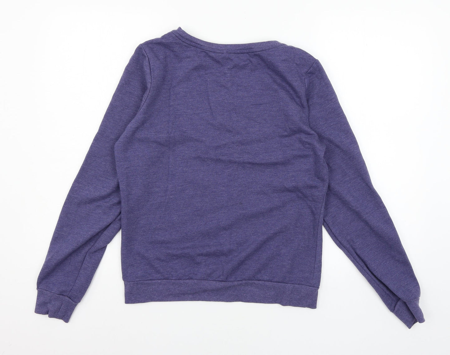 George Womens Blue Geometric Jersey Top Pyjama Top Size 8  - To the moon and back