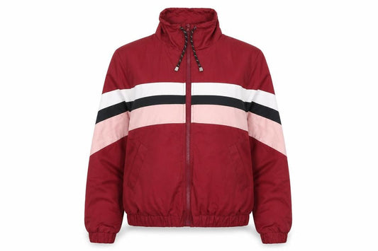 New Look Womens Red Striped  Jacket  Size S