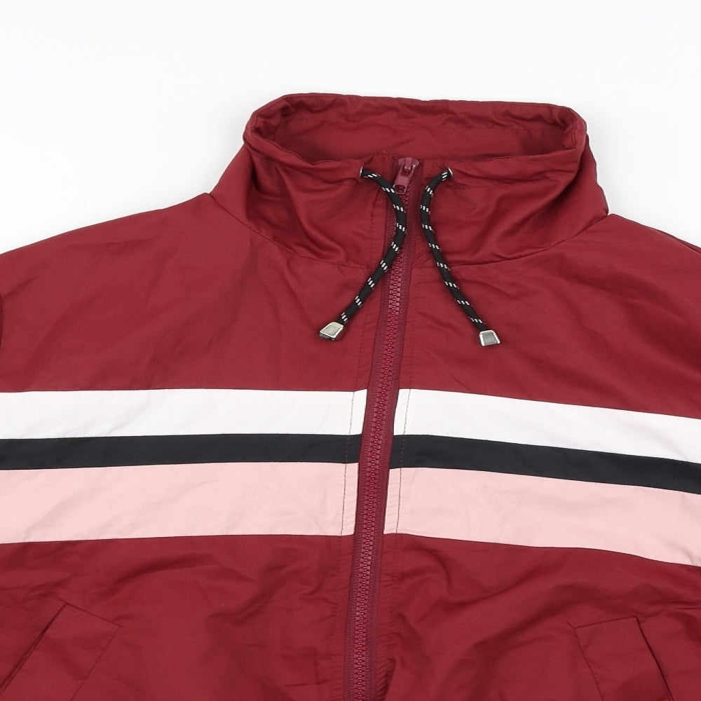 New Look Womens Red Striped  Jacket  Size S