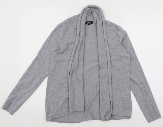 Papaya Womens Grey  Knit Cardigan Jumper Size 12