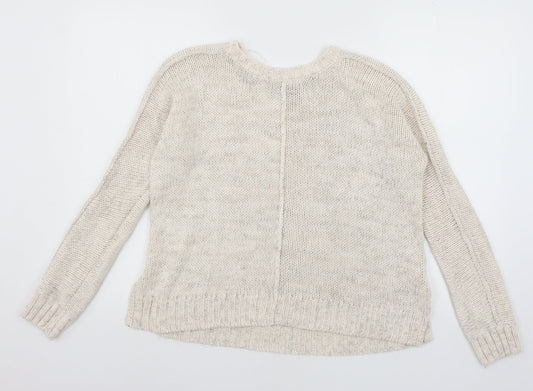 New Look Womens Pink  Knit Pullover Jumper Size 8