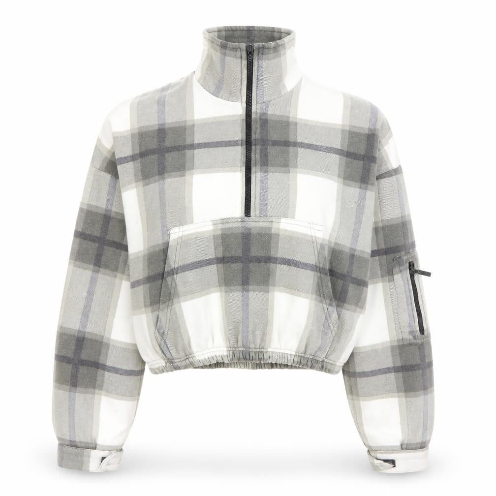 PRETTYLITTLETHING Womens Multicoloured Check  Pullover Jumper Size S