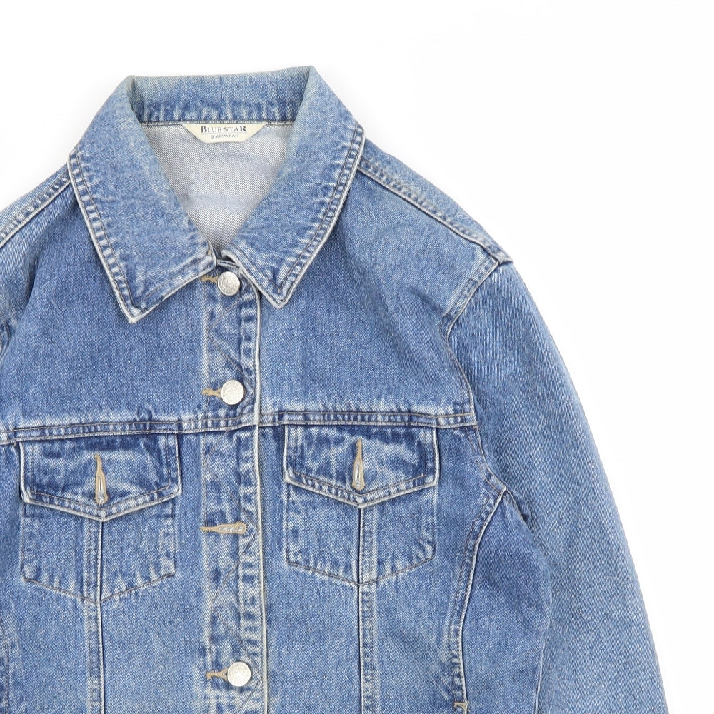 Blue Star Womens Blue   Jacket  Size 12