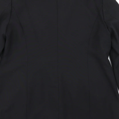 Brand and care label for fashion extra women’s black jacket blazer, size UK 16