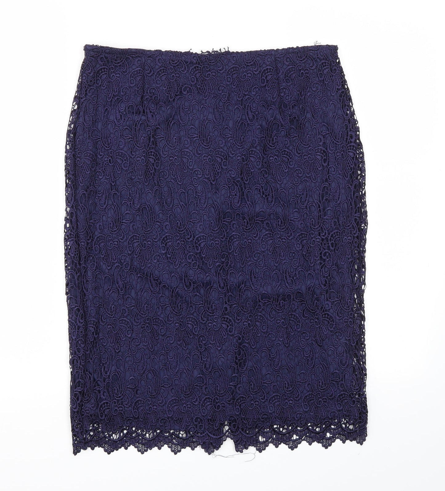 Redoute Womens Blue   A-Line Skirt Size 10