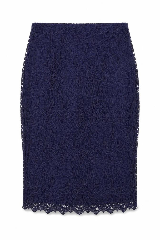 Redoute Womens Blue   A-Line Skirt Size 10