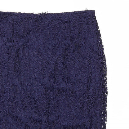 La Redoute Womens Blue   A-Line Skirt Size 10
