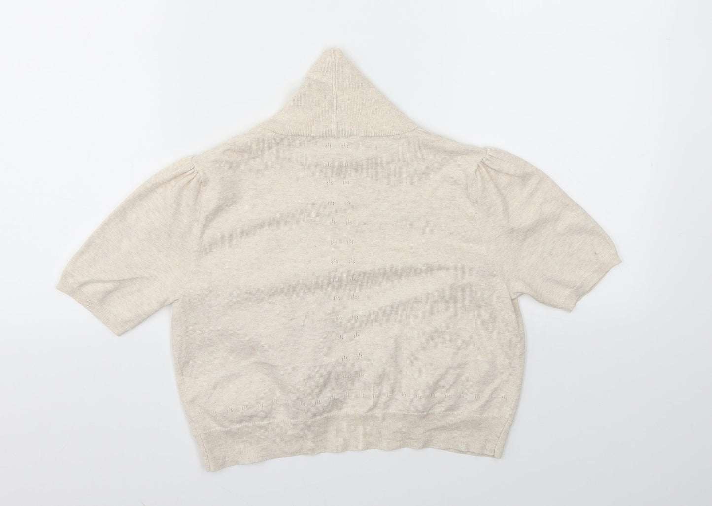 BHS Womens Beige   Cardigan Jumper Size 8
