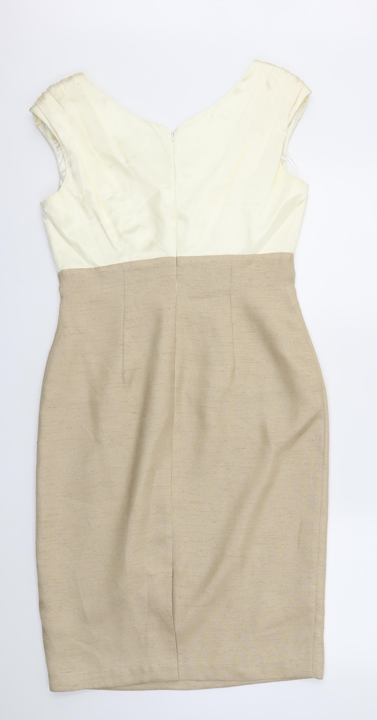 shubette Womens Gold   Fit & Flare  Size 12