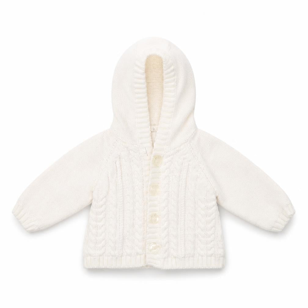 Mini Club Girls White   Basic Jacket Jacket Size 0-3 Months