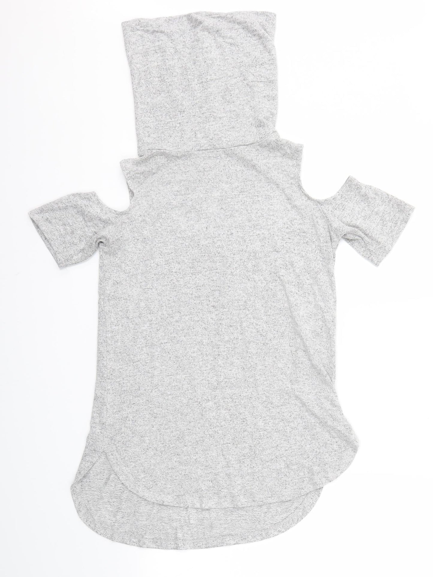 Select Womens Grey   Basic T-Shirt Size 8