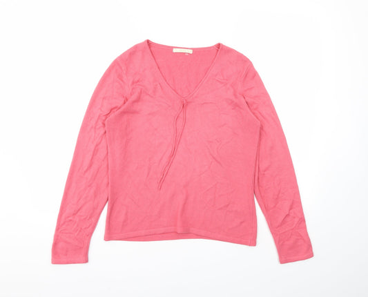 M&S Womens Pink   Pullover Jumper Size 12