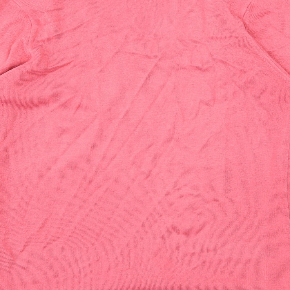 M&S Womens Pink   Pullover Jumper Size 12