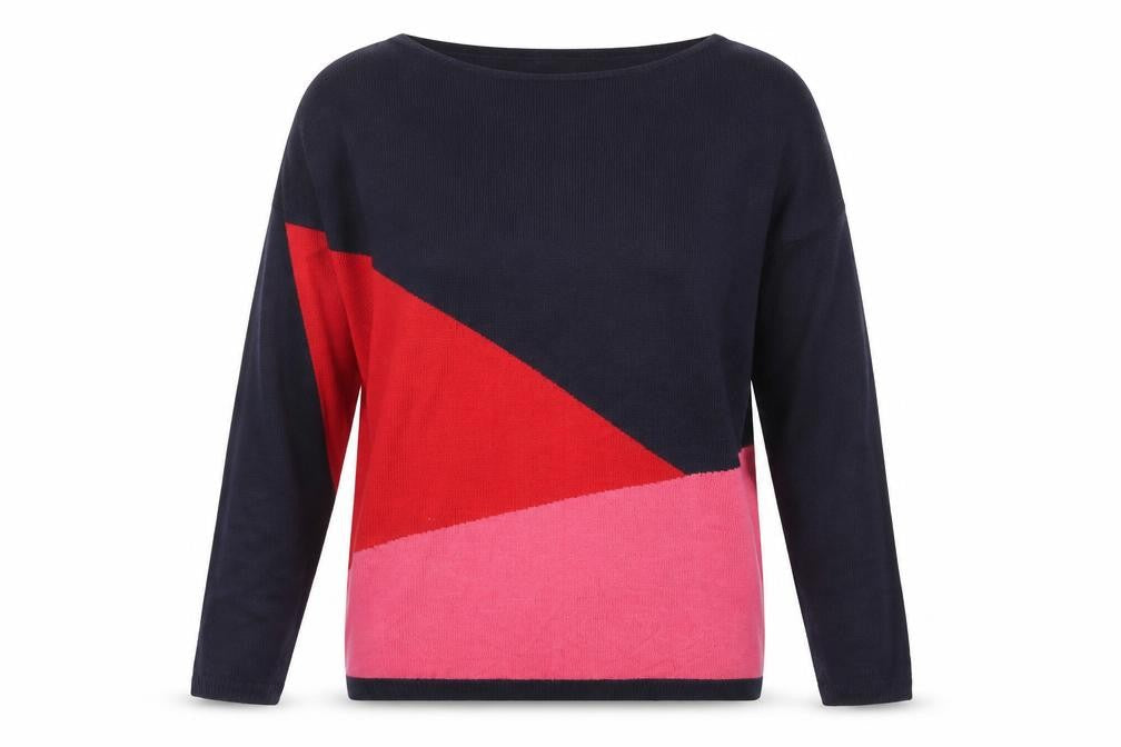 Bonmarché Womens Multicoloured Pullover Jumper Size 10