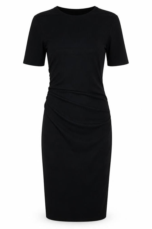 Boohoo Womens Black Colourblock  A-Line  Size 8