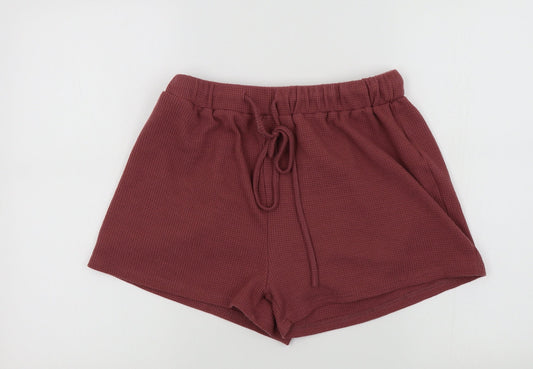 Preworn Womens Pink Colourblock  Bermuda Shorts Size L