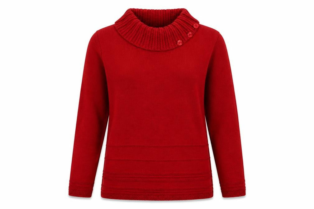 pure&natural Womens Red   Pullover Jumper Size S