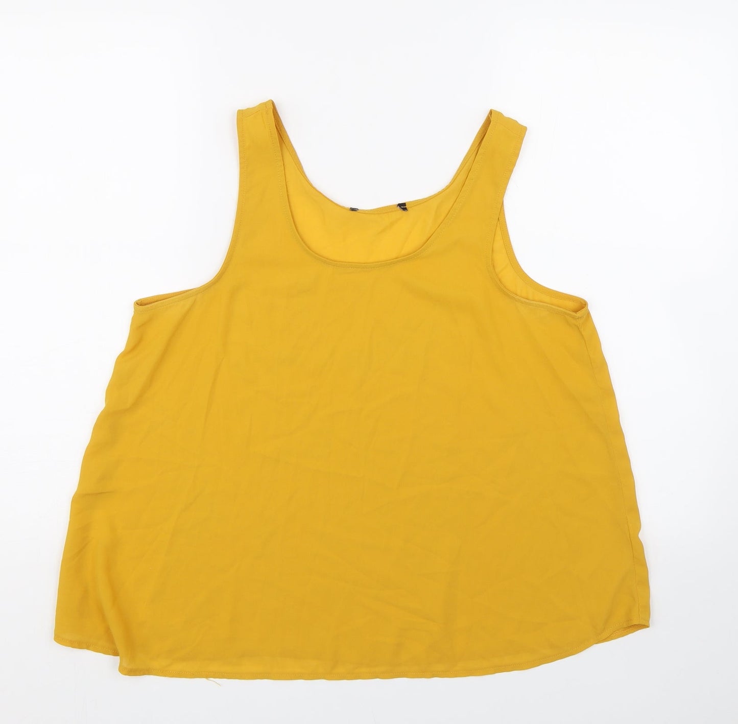 Preworn Womens Yellow   Basic Tank Size M