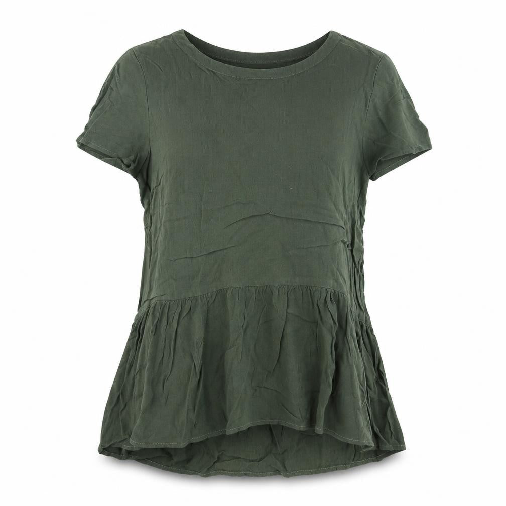 Numph Womens Green   Basic Blouse Size 6