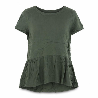 Numph Womens Green   Basic Blouse Size 6