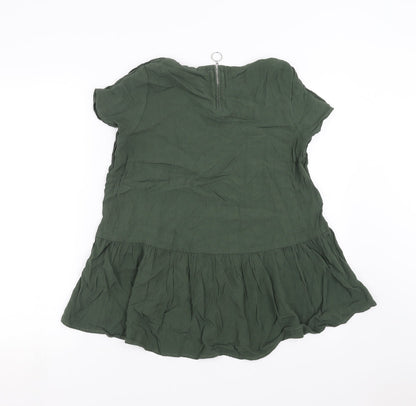Numph Womens Green   Basic Blouse Size 6