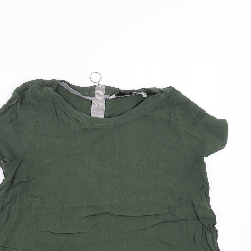 Numph Womens Green   Basic Blouse Size 6