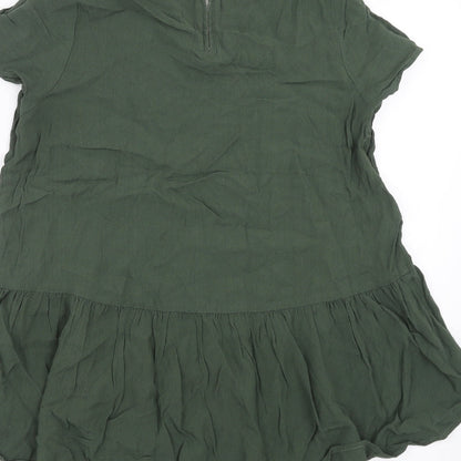 Numph Womens Green   Basic Blouse Size 6