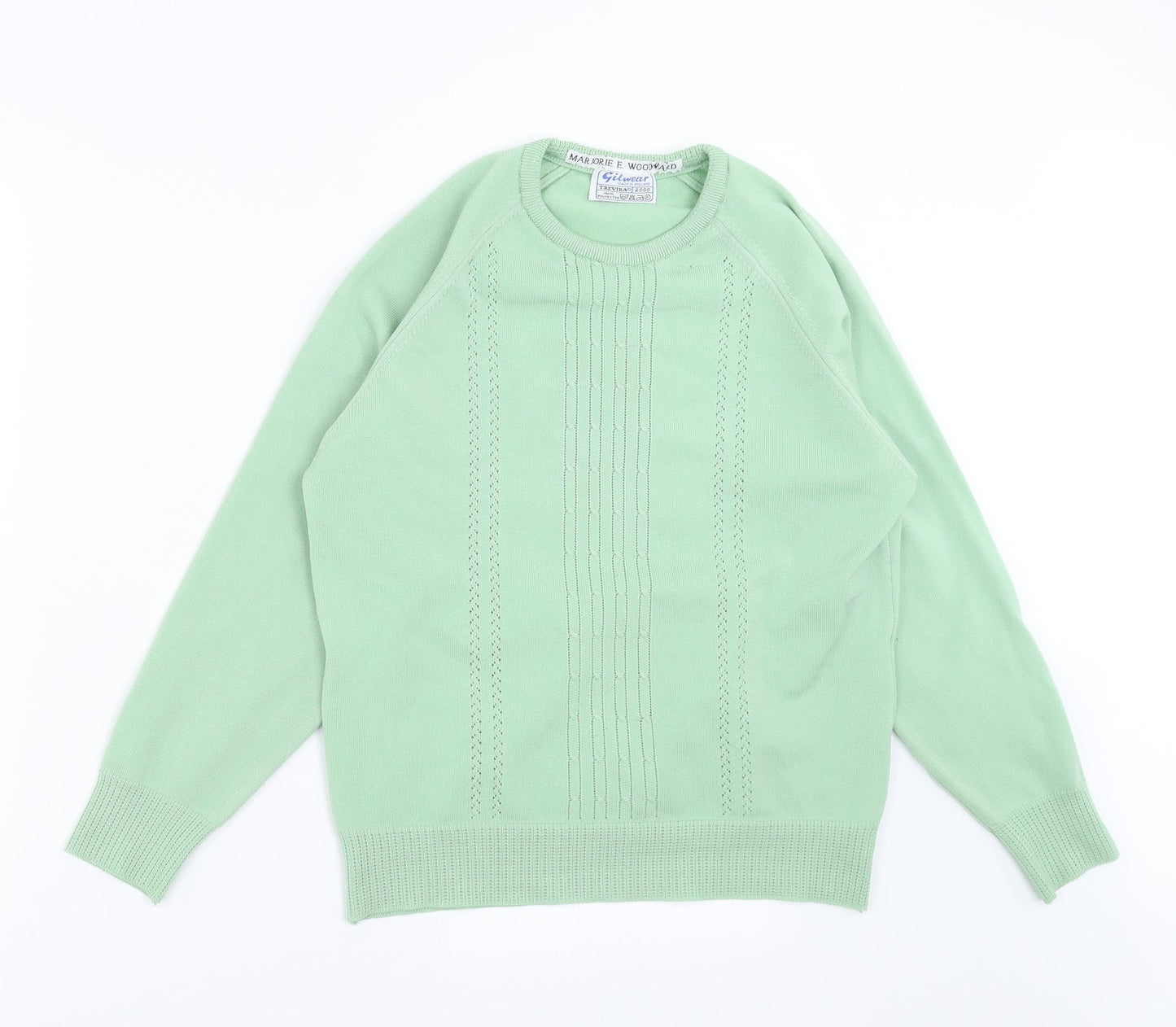 Gilwear Womens Green  Knit Pullover Jumper Size S