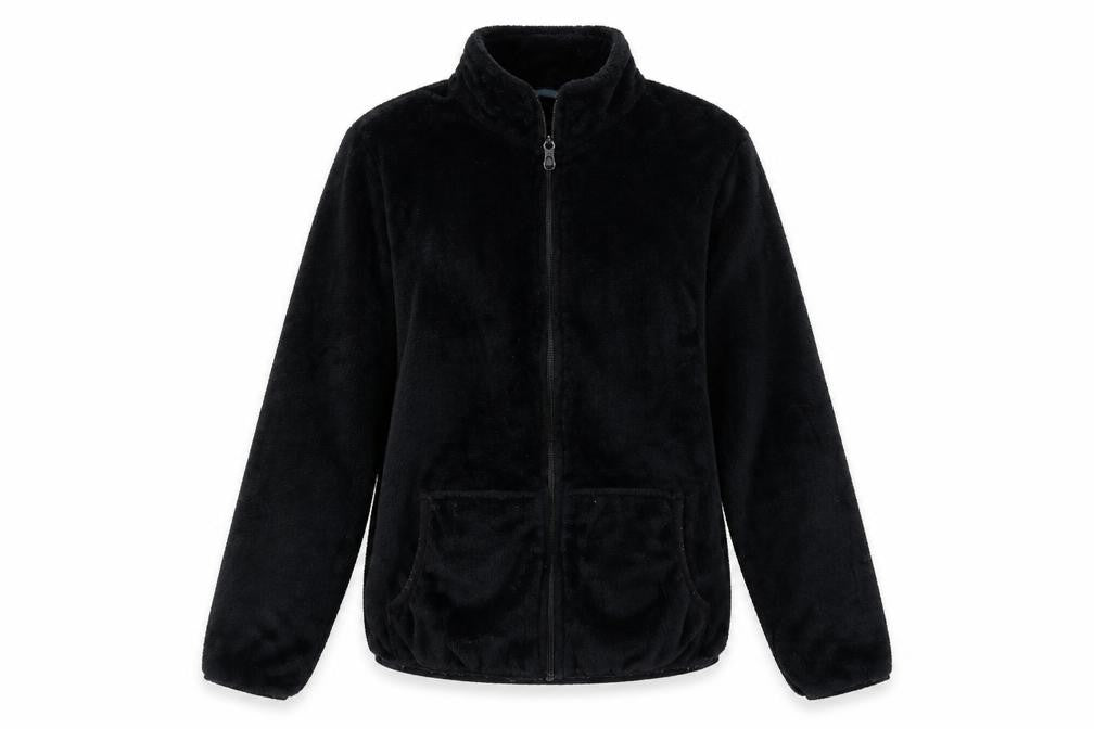Avenue Womens Black   Full Zip Jumper Size L