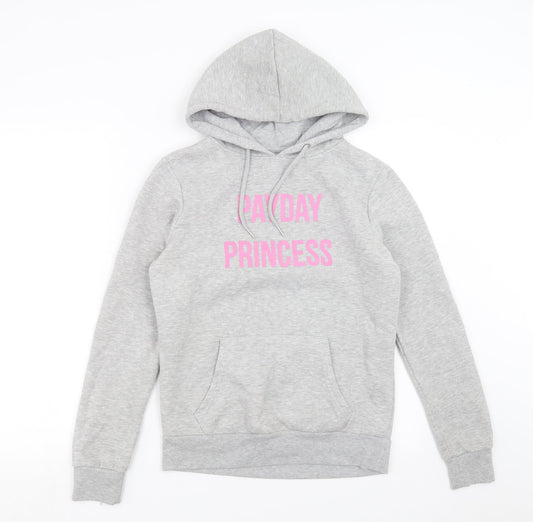 Primark Womens Grey   Pullover Hoodie Size 10  - payday princess