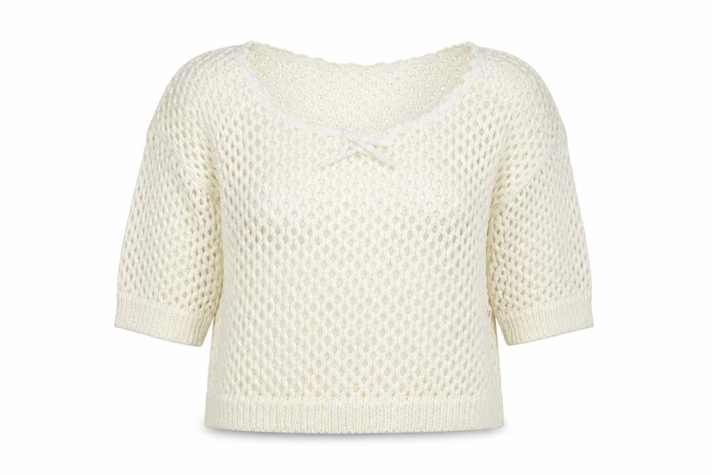 F&F Womens Ivory  Knit Pullover Jumper Size 16