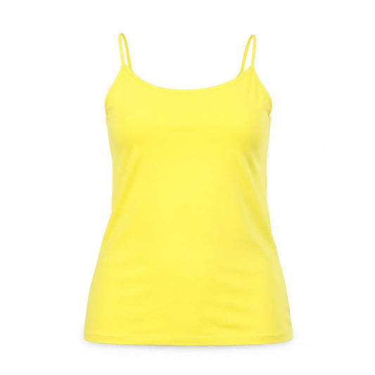 Evie Womens Yellow   Camisole T-Shirt Size 16