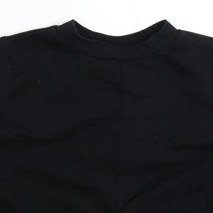 H&M Womens Black   Pullover Sweatshirt Size S