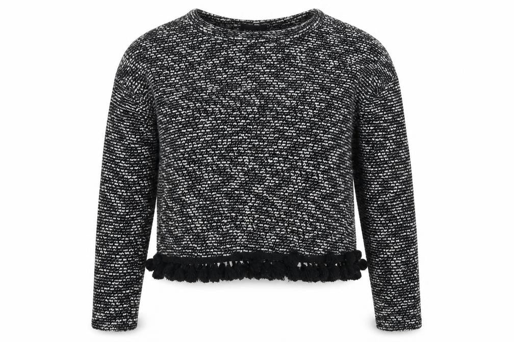 New Look Womens Black  Knit Pullover Jumper Size 6