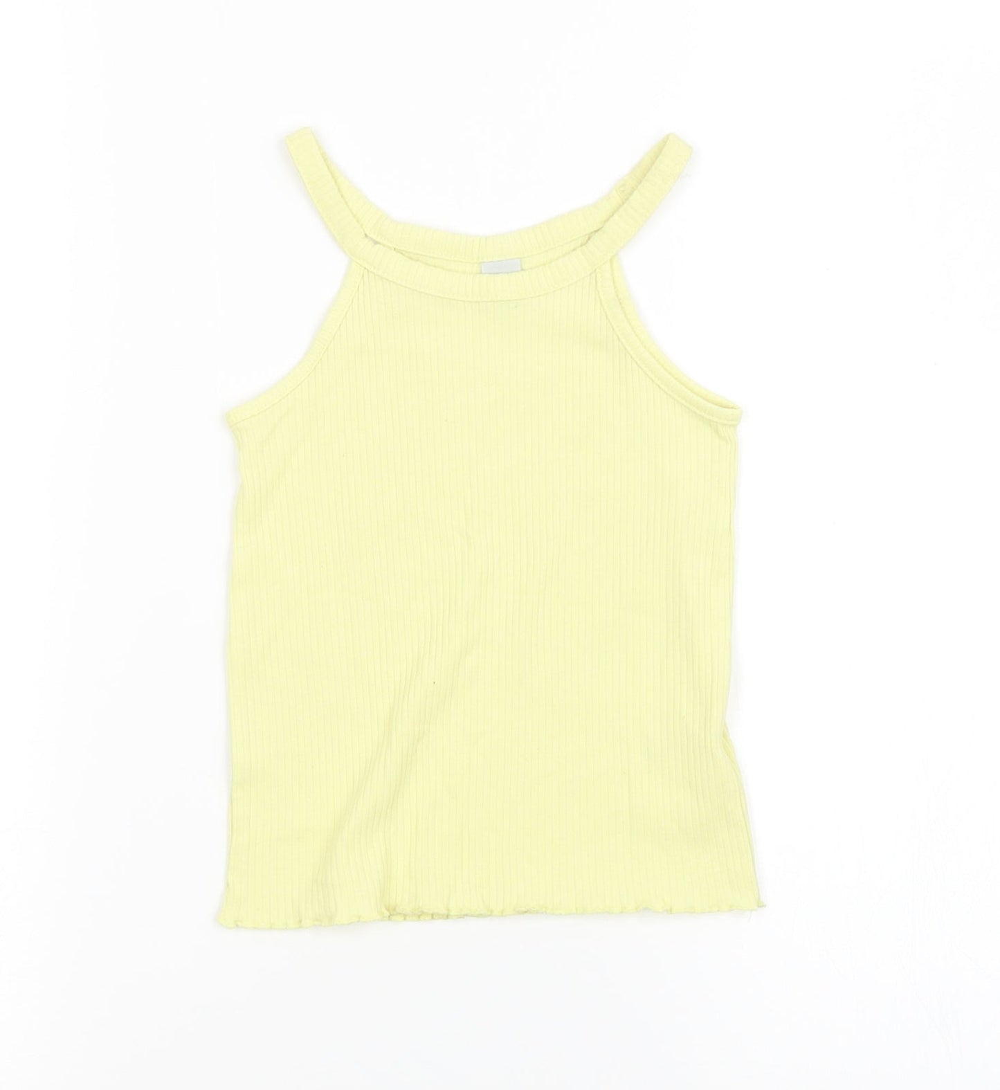 Sainsburys Girls Yellow   Basic Tank Size 5 Years