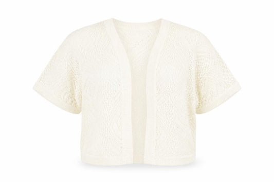 Roman Womens White  Knit Cardigan Jumper Size 16