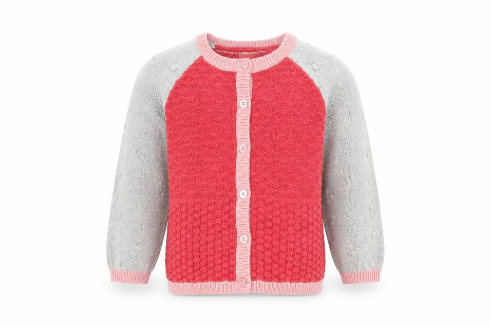 Preworn Girls Pink  Knit Pullover Sweatshirt Size 5 Years