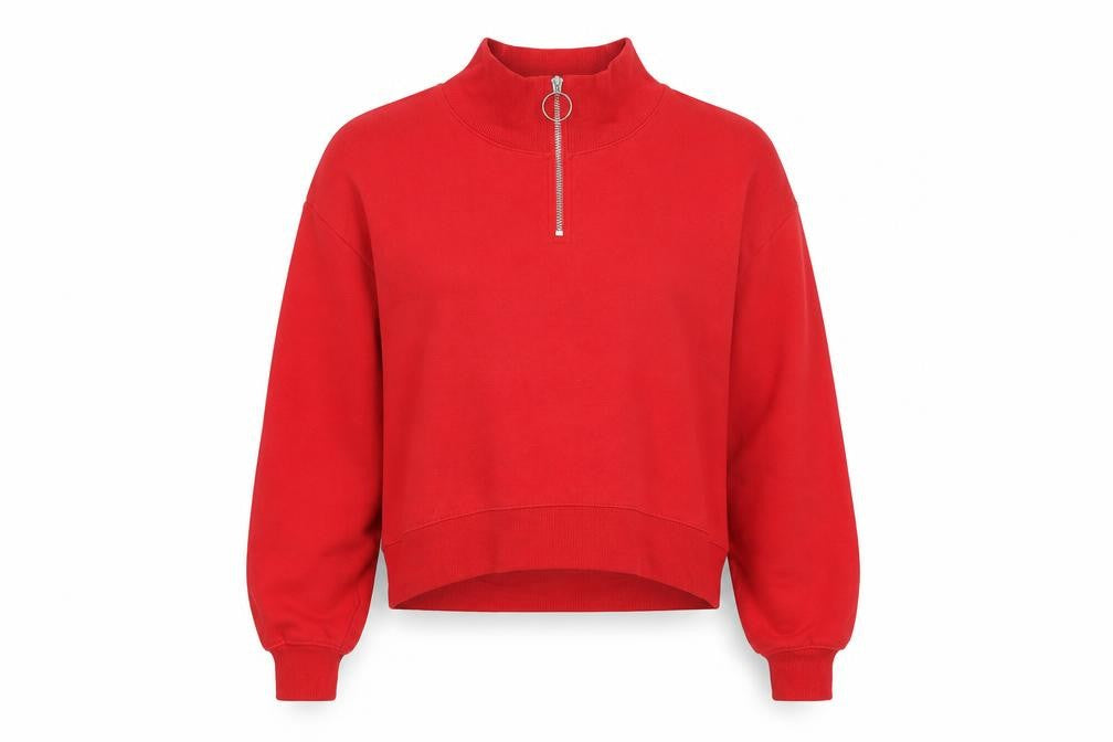 H&M Womens Red   Pullover Sweatshirt Size M