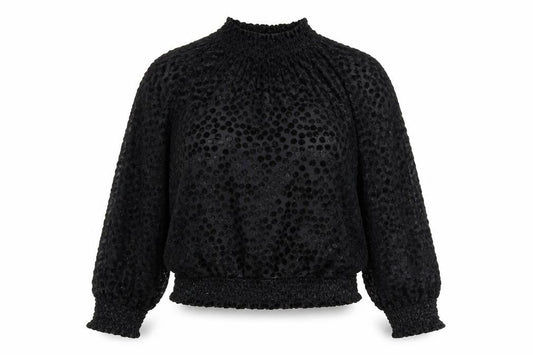 Marks & Spencer Womens Black Polka Dot  Pullover Jumper Size 10