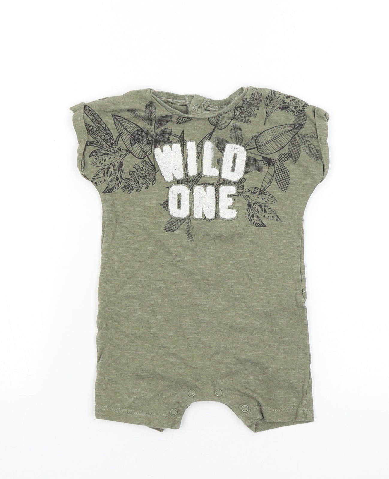 NEXT Baby Green   Babygrow One-Piece Size 3-6 Months