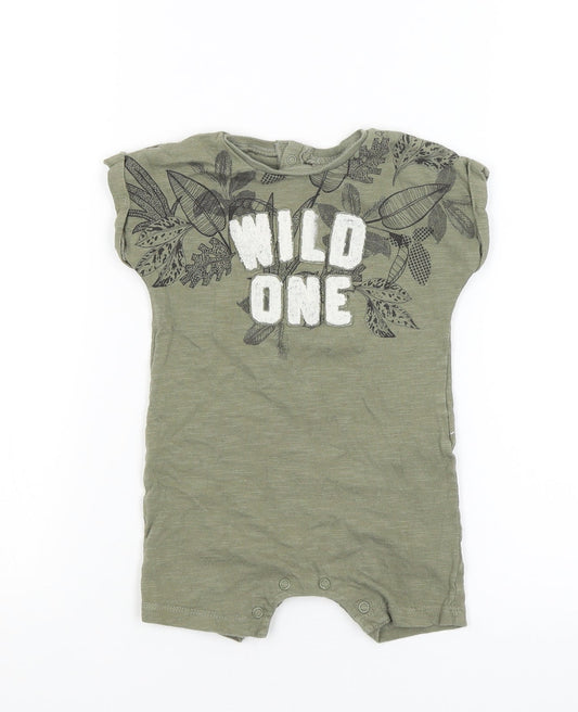 NEXT Baby Green   Babygrow One-Piece Size 3-6 Months