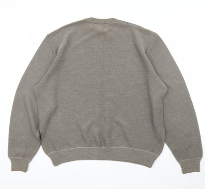 Marks & Spencer Mens Brown   Pullover Jumper Size M
