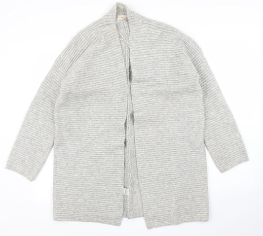 M&S Womens Grey   Cardigan Jumper Size M