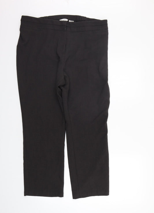 Marks and Spencer Womens Blue   Trousers  Size 16 L25 in