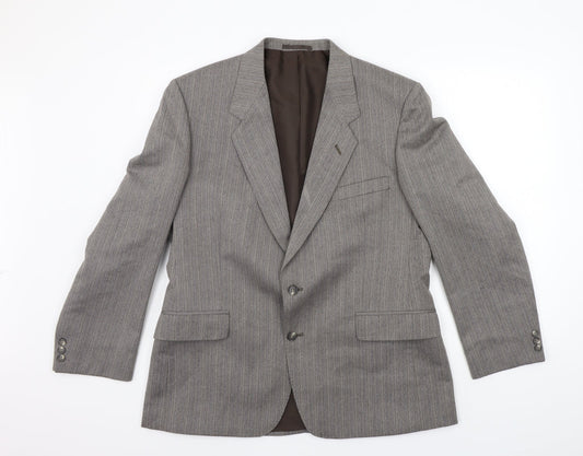 CANDA Mens Grey   Jacket Suit Jacket Size S