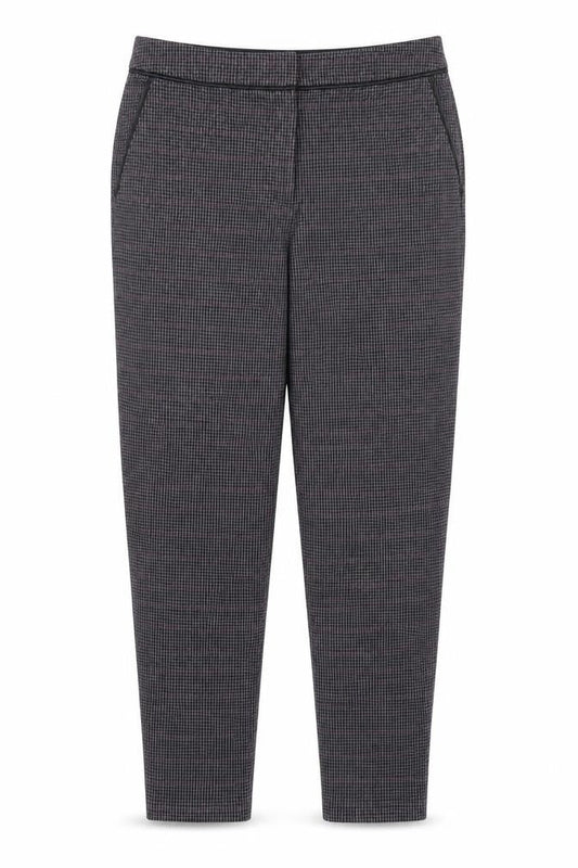 F&F Womens Purple Check  Sweatpants Trousers Size 10 L25 in
