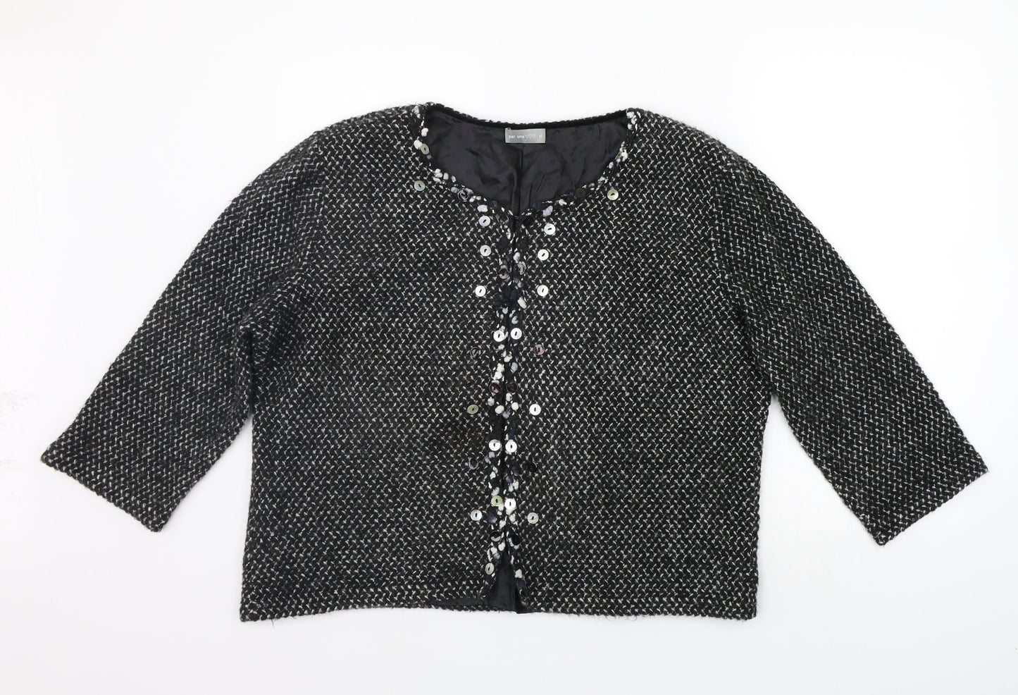 Per Una Womens Black   Jacket Coat Size XL