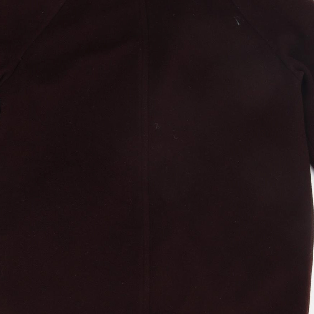 DAVID BARRY Womens Purple   Jacket Coat Size 12