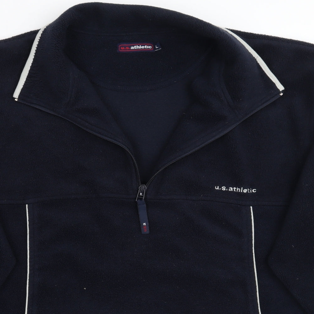 U.s athletic Mens Blue   Pullover Jumper Size L