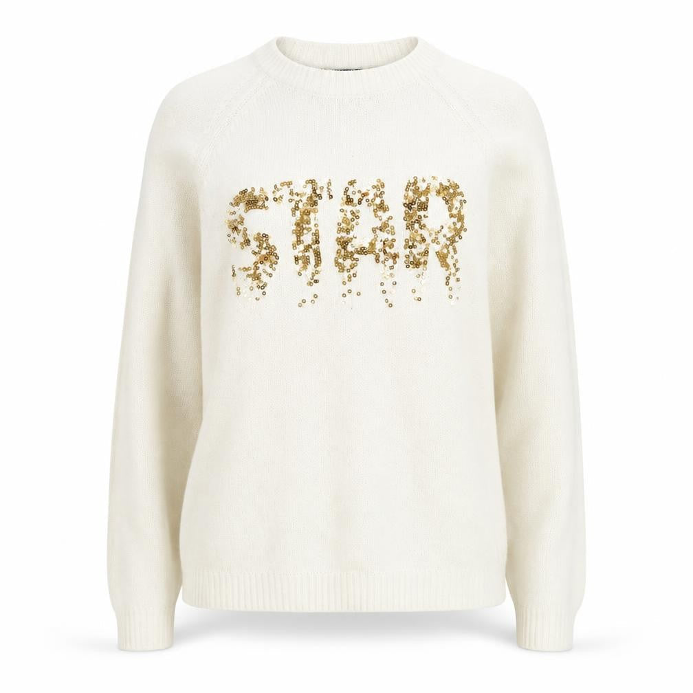 Brave Soul Womens White   Pullover Jumper Size 14